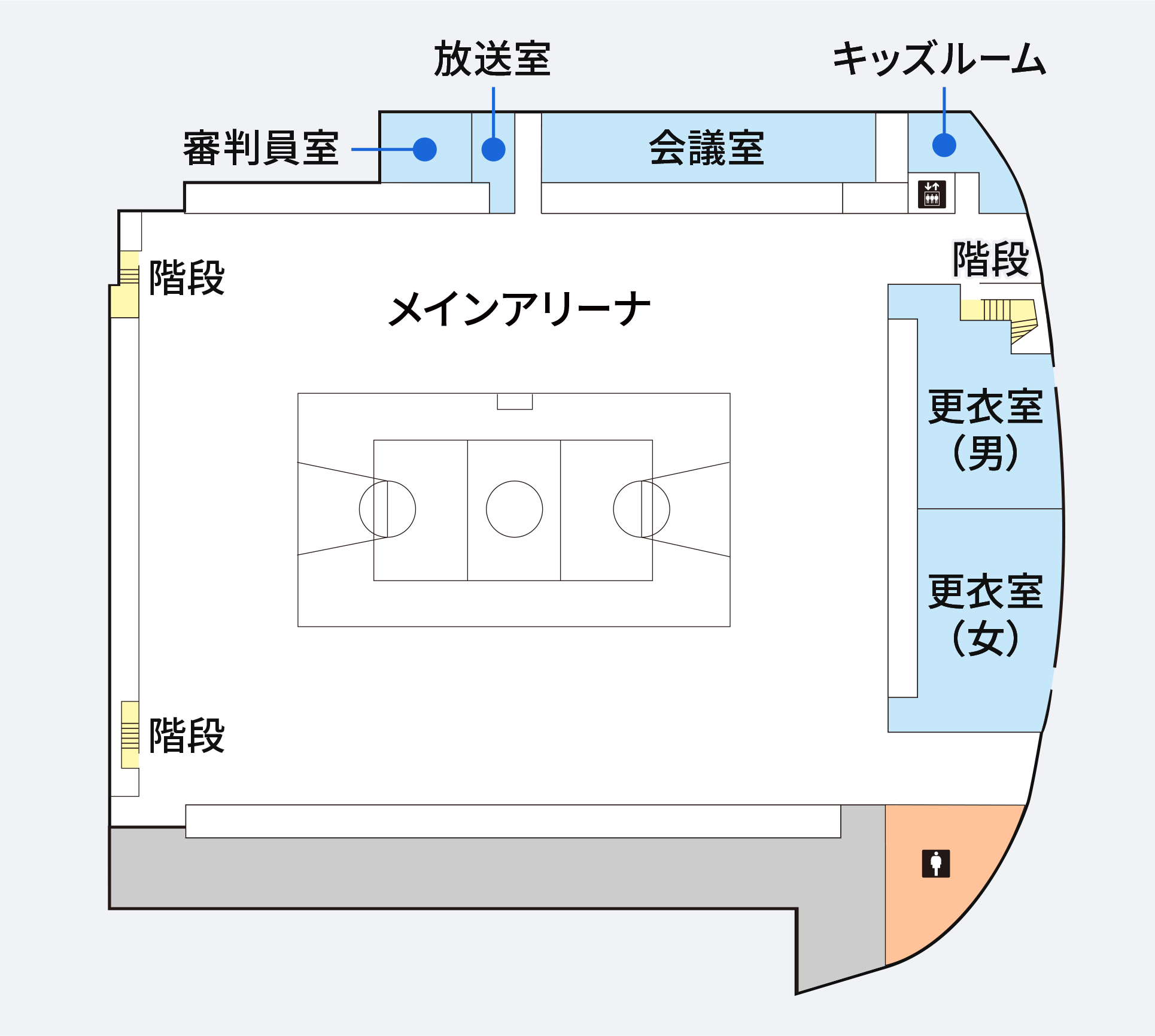 地下1階平面図の画像